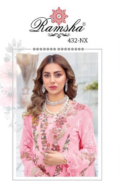 R 432 NX By Ramsha Pakistani Salwar Kameez Collection